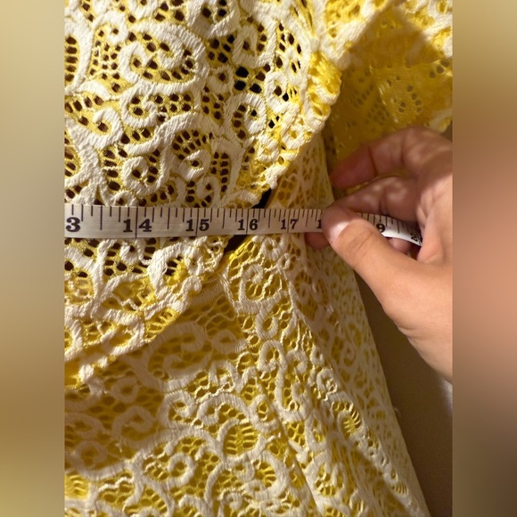 One shoulder bebop yellow summer dress - Picture 7 of 8